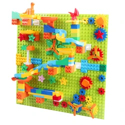 51*25.5cm Large Size Technical Baseplate Animal Accessories Figures Building Blocks Base Plate DIY Bricks Toys For Children Gift