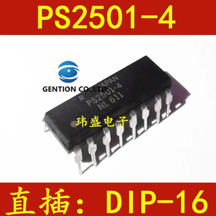 10PCS Optische koppler PS2501-4 DIP16 transistor PS2501 in lager 100% neue und original