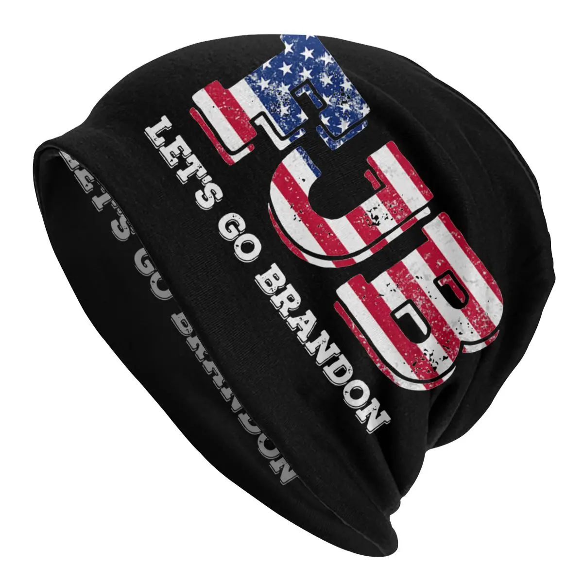 Let's Go Brandon Impeach Biden Skullies Beanies Joe Biden Meme FJB Hat Street Caps Warm Thermal Elastic Bonnet Knitting Hats