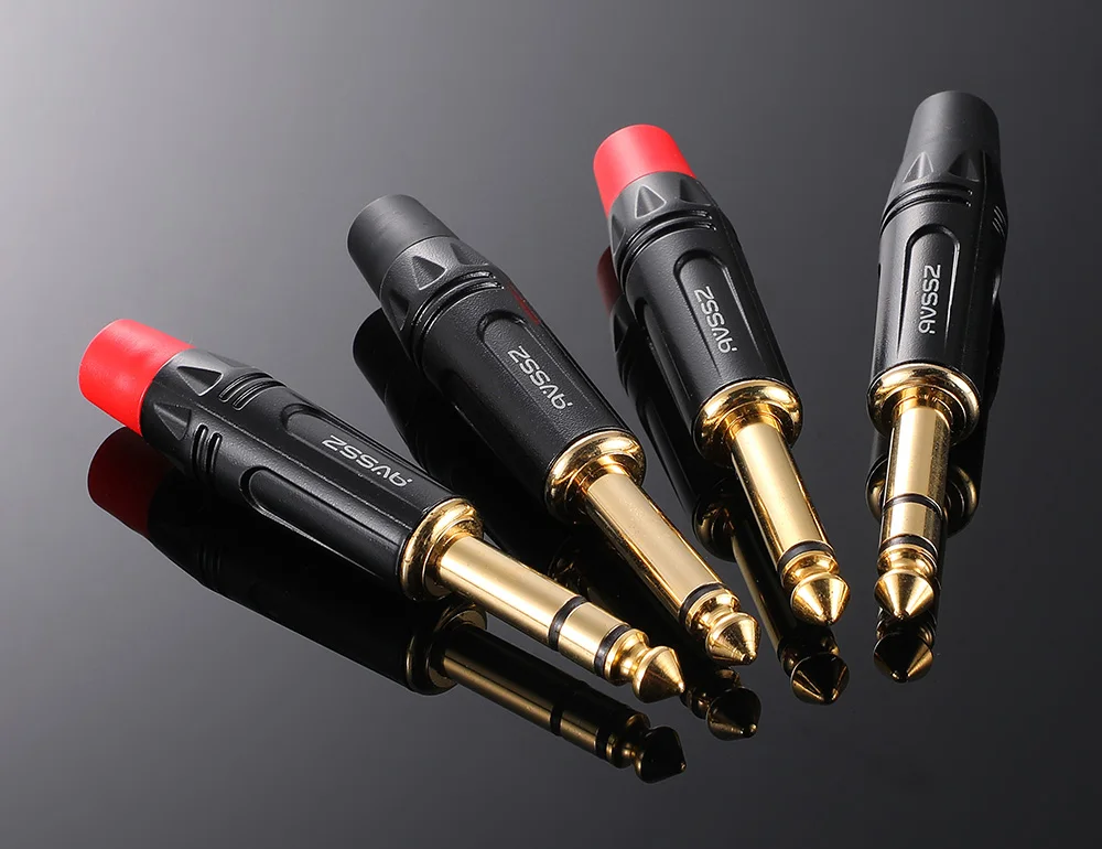 6,35/6,5 TS Mono TRS Stereo 2/3 Kern Schweißen Stecker Gitarre Kabel Musical Instrument Audio Mikrofon Kabel Gerade kopf Ellenbogen Stecker – Detail 23