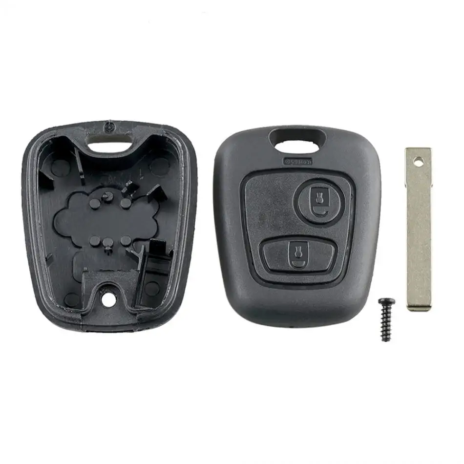 Car Key Shell Case 2Button Remote FOB Cover Fit for Peugeot Partner Expert Boxer