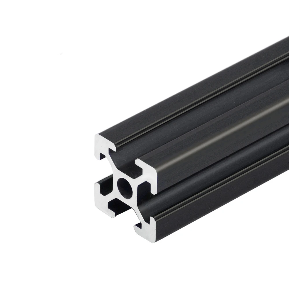 1PCS 2020 V slot Aluminum Profile Extrusion Black 100-800mm  For 3D Printer CNC Engraving Machine Shooting Track Woodworking DIY