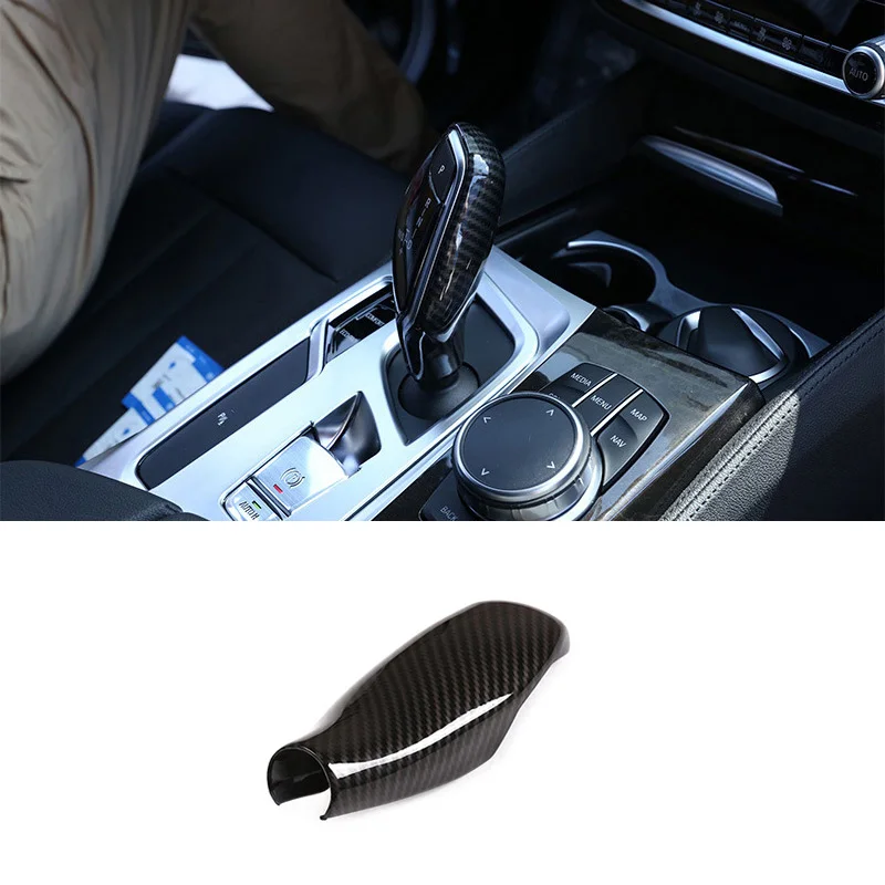 

For BMW 5 7 Series 6GT X3 X4 G01 G02 G11 G32 G30 Carbon Fiber Color Car Shift Knob Gear Shift Handle Decorate Cover Trim