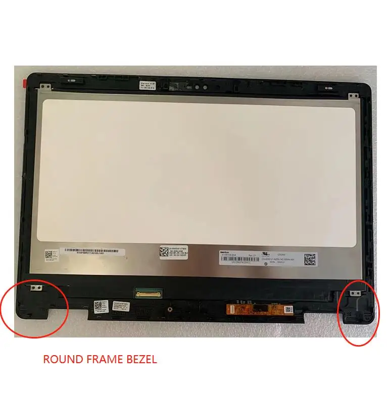 Imagem -02 - Tela Lcd Touch Digitizer Assembly Frame Moldura Lp133wf2-spl2 N133hce-eaa Fhd 30pin para Dell Inspiron 13 5379 5368 5378