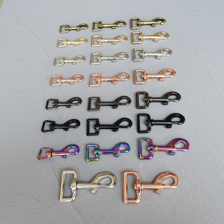 1 Pcs 15mm/20mm/25mm/30mm Metal Buckles Lobster Clasp leash Carabiner Snap Hook Key Chain Bag Part DIY Hardware Accessories