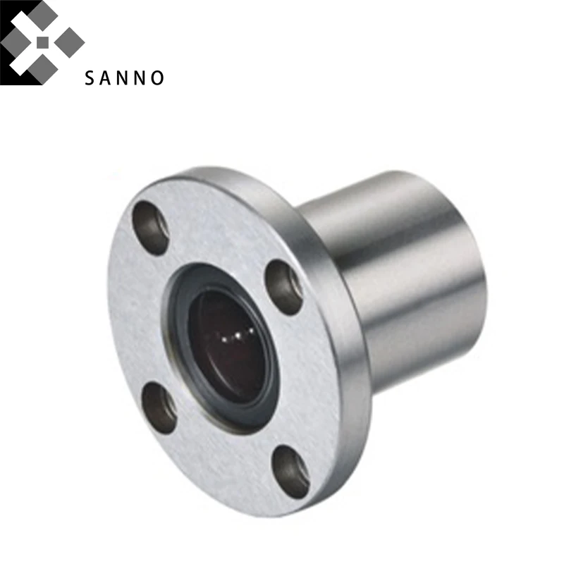 Rodamiento lineal de alto rendimiento LMF6UU LMF40UU, rodamiento lineal de montaje de brida extendida, rodamiento de bola de brida circular LHFR