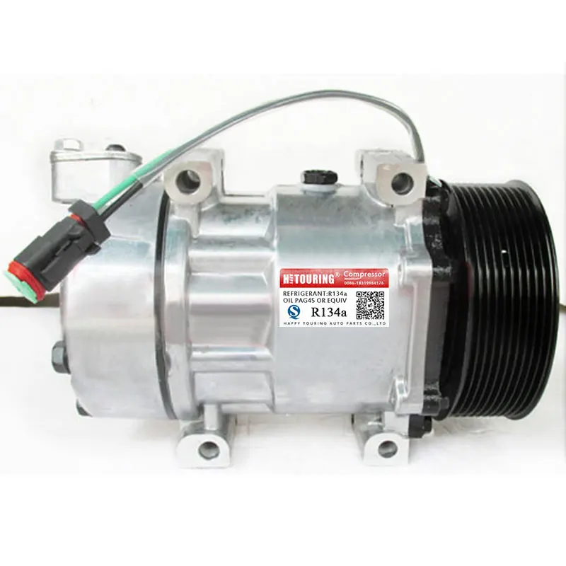 Sanden SD7H15 AC Air Conditioning Compressor for Scania P G R T series R380 R340 G420 R500 R580 R620 1531196 1888032 SANDEN 8295