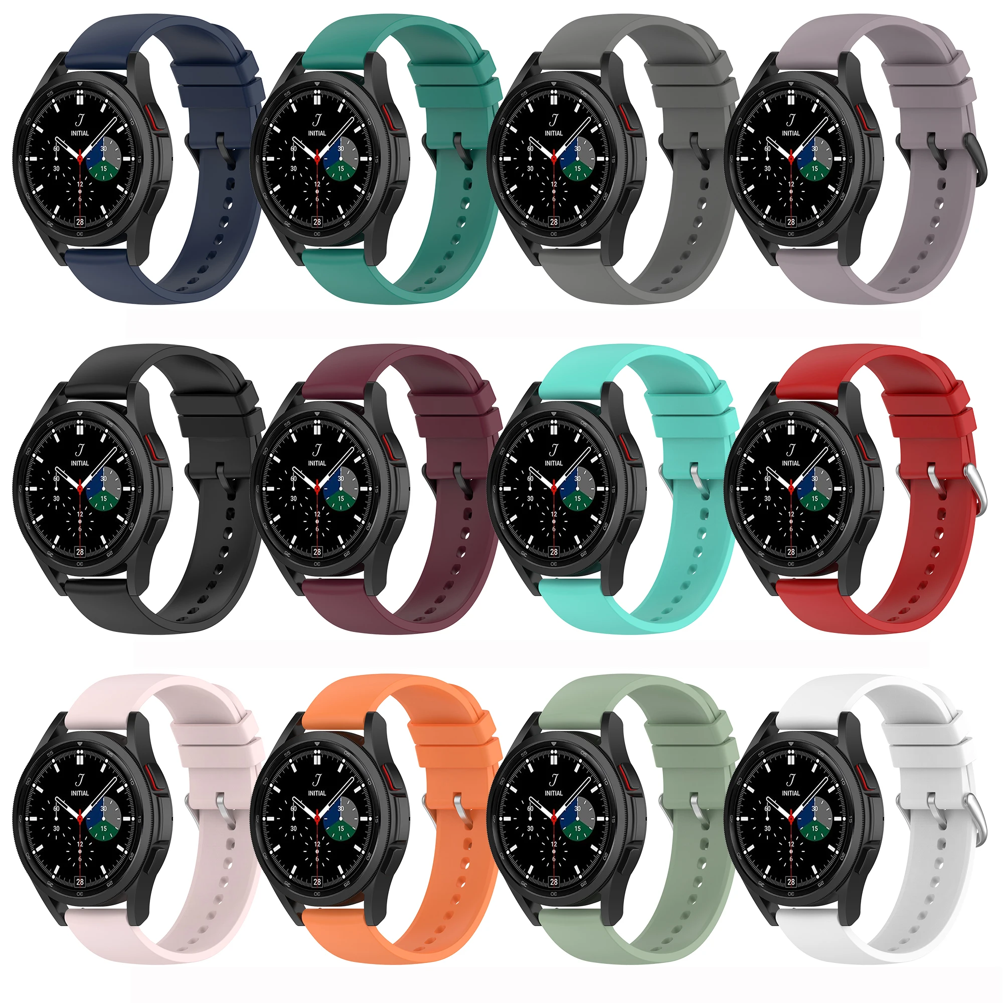 Ремешок для часов 20 мм, браслет для Samsung Galaxy Watch 4 Classic 44 мм 46 мм/Watch 3 41 мм, Active2 40 мм 44 мм