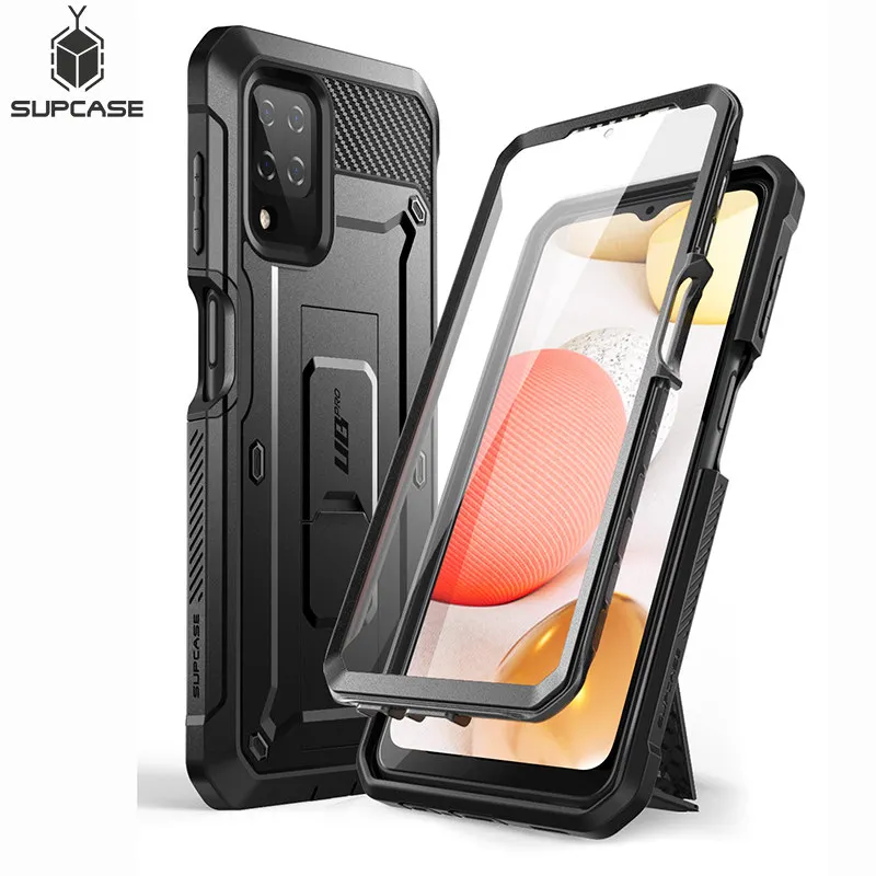 SUPCASE For Samsung Galaxy A12 Case (2020 Release) UB Pro Full-Body Rugged Holster Case Cover with Built-in Screen Protector