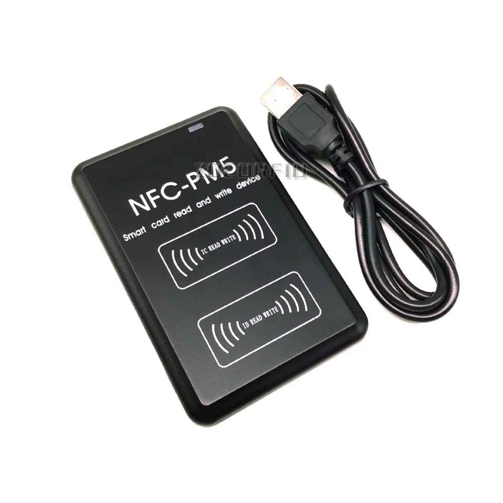 NFC-PM5 RFID NFC Copier IC ID Reader Writer Duplicator English Version Full Decode Function Smart Card Key