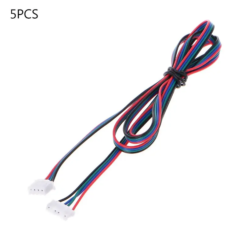 2022 New 5Pcs 3D Printer 4-Pin Female-Female XH2.54 Connector Nema17 Stepper Motor Cable