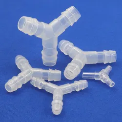 5~200Pcs 4~12mm Plastic 120°Y-Type Equal Dia Tee Connector Liquid Gas Water Diverter Pagoda Hose Joints Aquarium Pipe Fittings