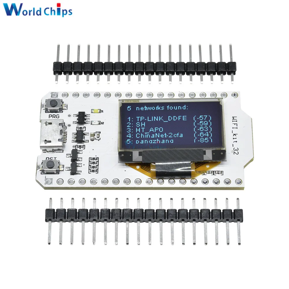 Esp32 Development Board 0.96 Inch OLED Digital Display Bluetooth WIFI Module CP2102 32M Flash Internet of Things For Arduino