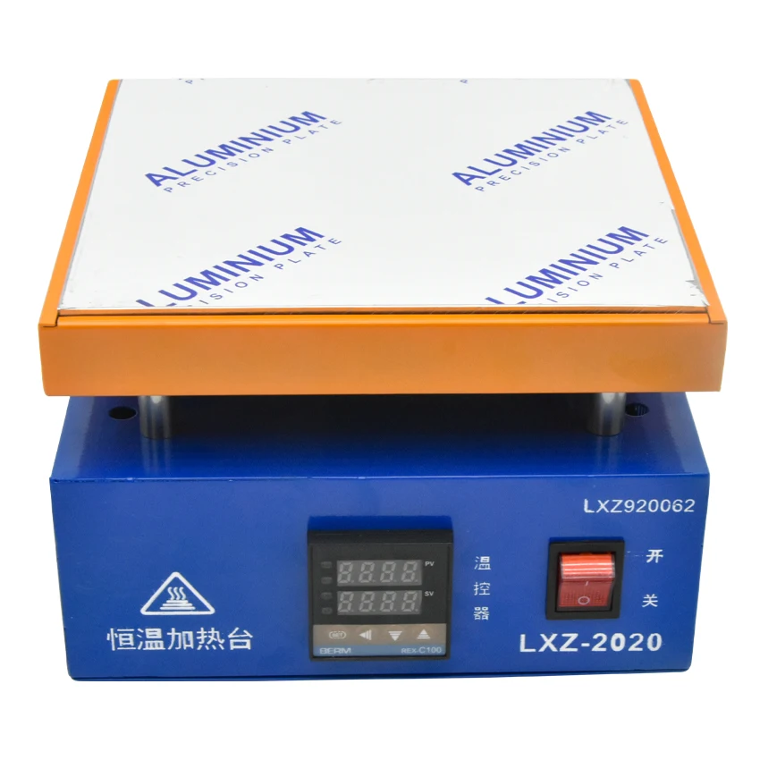 Stazione saldante 220V/110V 800W della tabella di riscaldamento di temperatura costante di Digital della stazione di preriscaldamento elettronica della piastra riscaldante di MT-2020