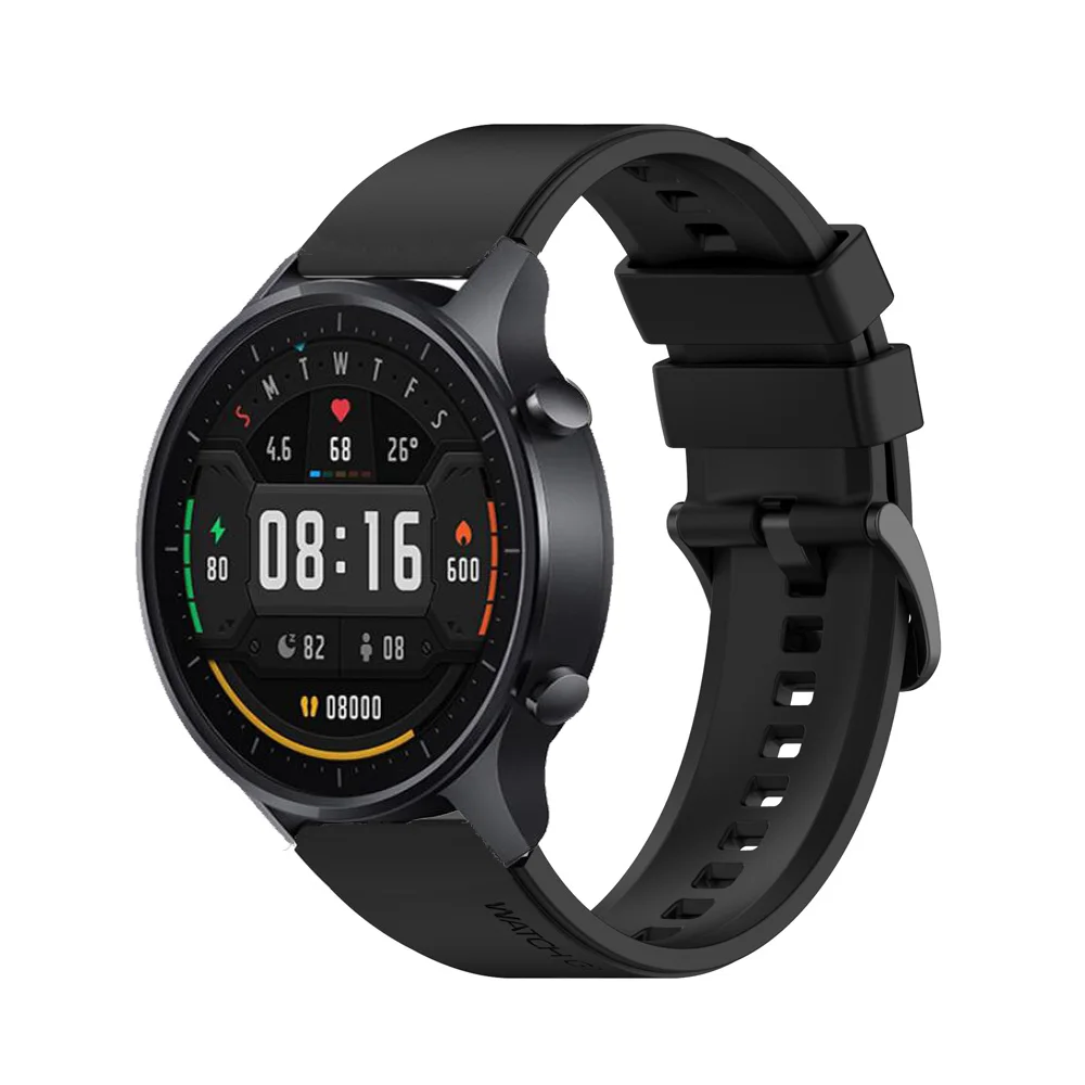 For Xiaomi MI Watch Color sports edition Strap Silicone Wristband Bracelet 22mm Watchband correa For Haylou Solar LS05 / LS05s image 5