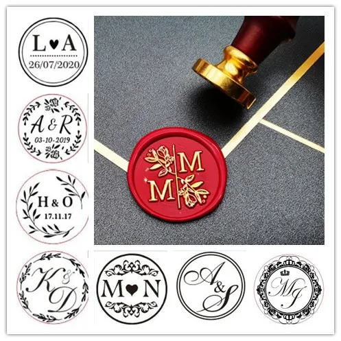 customize Wax Seal Stamp logo Personalized image custom sealing wax sealing stamp wedding Invitation Retro antique stamp custom