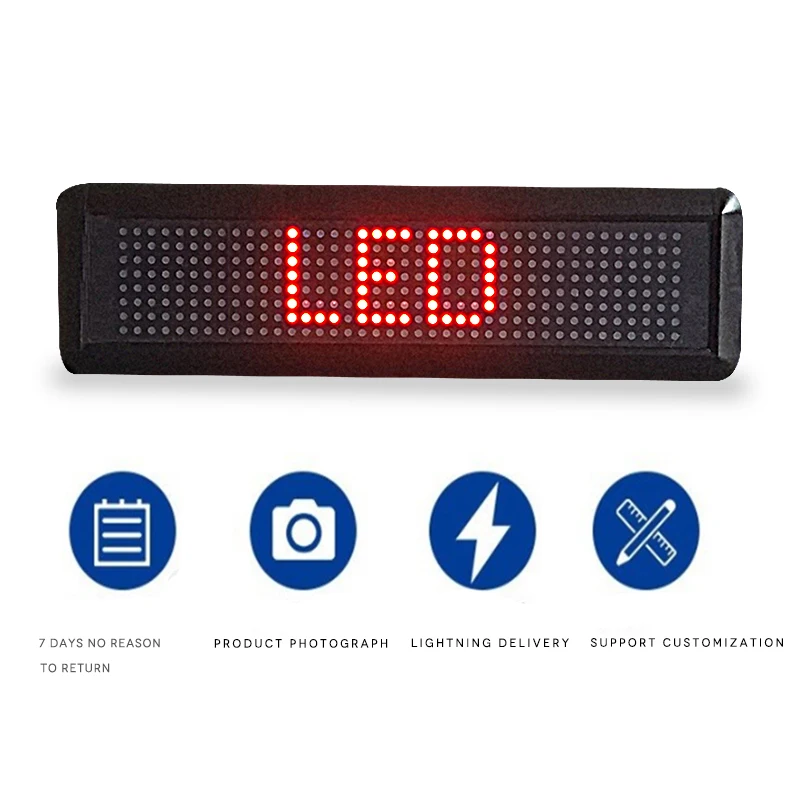 [Hong Hao]factory indoor p 7.62 RGB electronic rolling message board full-color LED mobile remote control LED advertisement