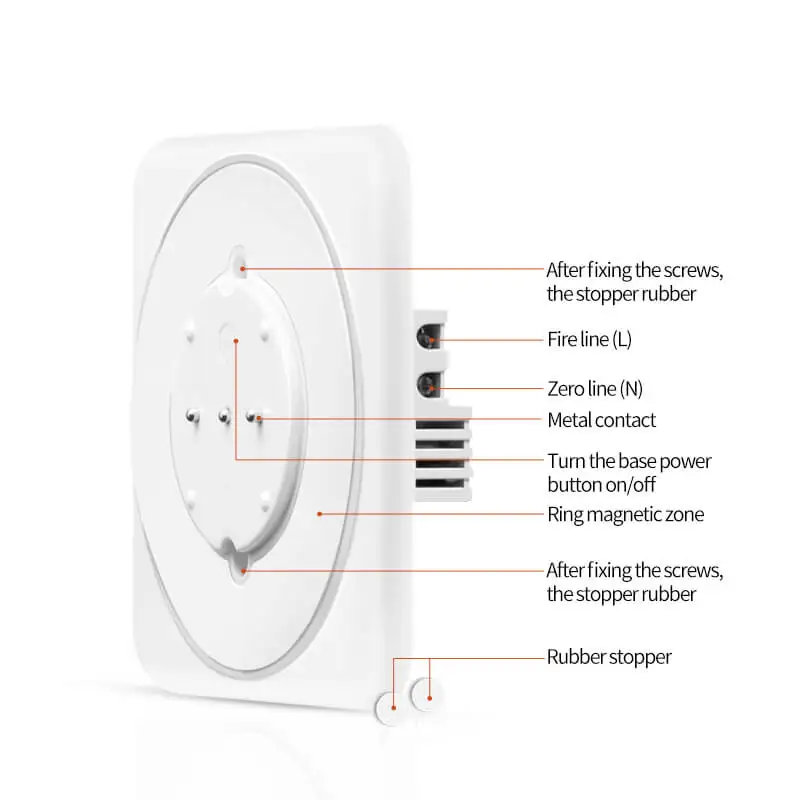 ใช้ได้กับ9.7นิ้ว iPad Air Magnetic Wall Mount Charger แท็บเล็ตอุปกรณ์เสริมสำหรับ Office หรือ Home ผู้ถือขาตั้ง iPad 2สี