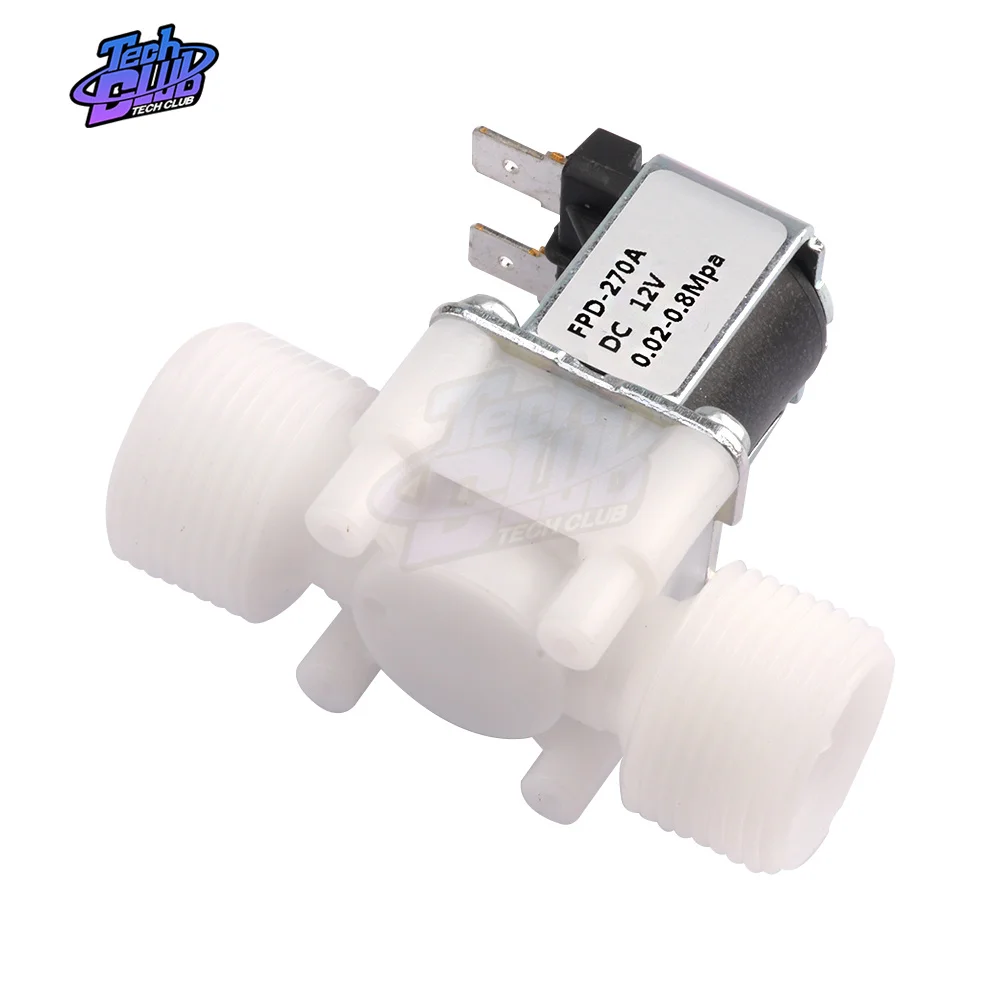 

Pressure Controller Switch1/2" Plastic Solenoid Valve 12V 24V 220V Magnetic Washing Machine Drinking Water Pneumatic Dispenser