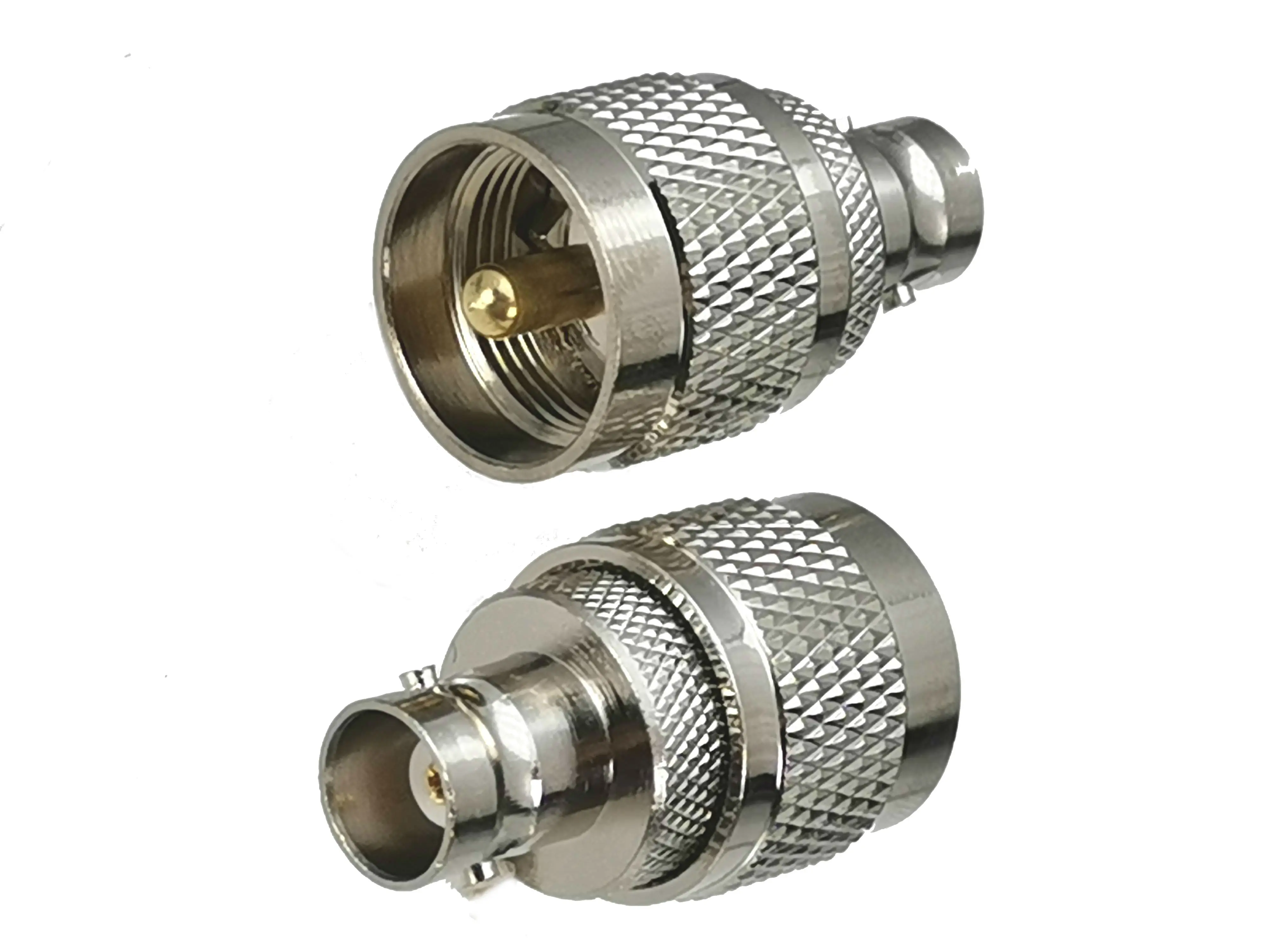 1pcs Connector Adapter UHF PL259 SO239 to BNC Male Plug & Female jack Flange & Right Angle RF Coaxial Wire Terminal 50ohm