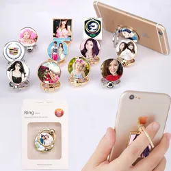 FREE SHIPPING 10pcs/lot Metal Finger Ring Mobile Phone Smartphone Stand Holder Sublimation Blank for Printing