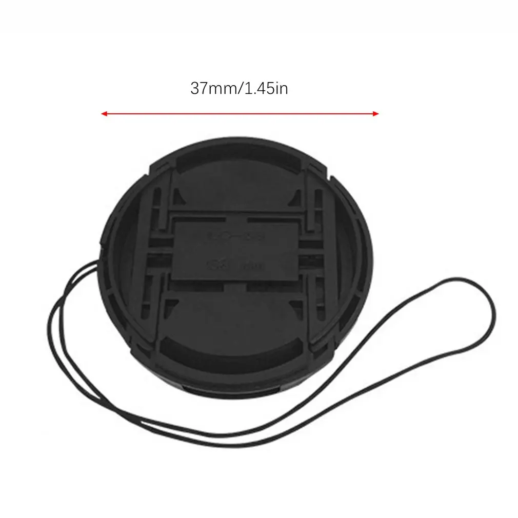 Professional Protective Lens Cap For Canon/Nikon/Pentax/Sony ABS Dust-proof Camera Lens Protector Cover With Anti-lost Rope