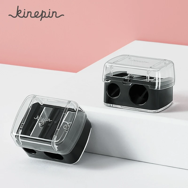 Double Holes Cosmetic Pencil Sharpener For Eyebrow Lip Liner Eyeliner Pencil Dual-Pencil Sharpener Make-up Tools