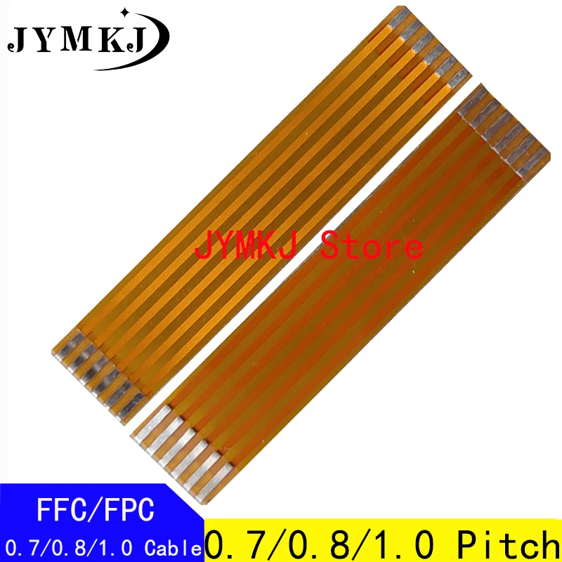 2Pcs FPC FFC Cable PCB wire connector 0.7/0.8/1.0mm Pitch 3 4 5 6 8 9 10 12 16 18 20 22 24 28 30 36 40 Pin