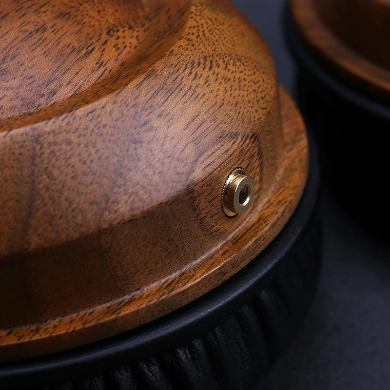 Openheart木製ハイファイヘッドホン上耳高品質オーディオ有線低音とウォームなサウンド音楽イヤホン50ミリメートルダイナミック