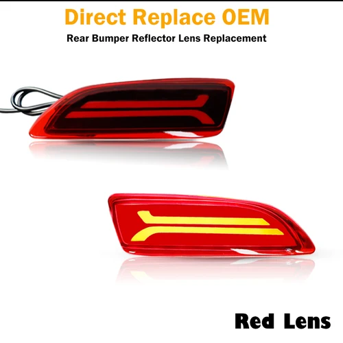 Imagen 2 del producto Luz LED reflectora de parachoques trasero para coche, lámpara antiniebla de freno, señal de parada trasera, para Toyota Corolla 2011, 2012, 2013, Lexus CT200h