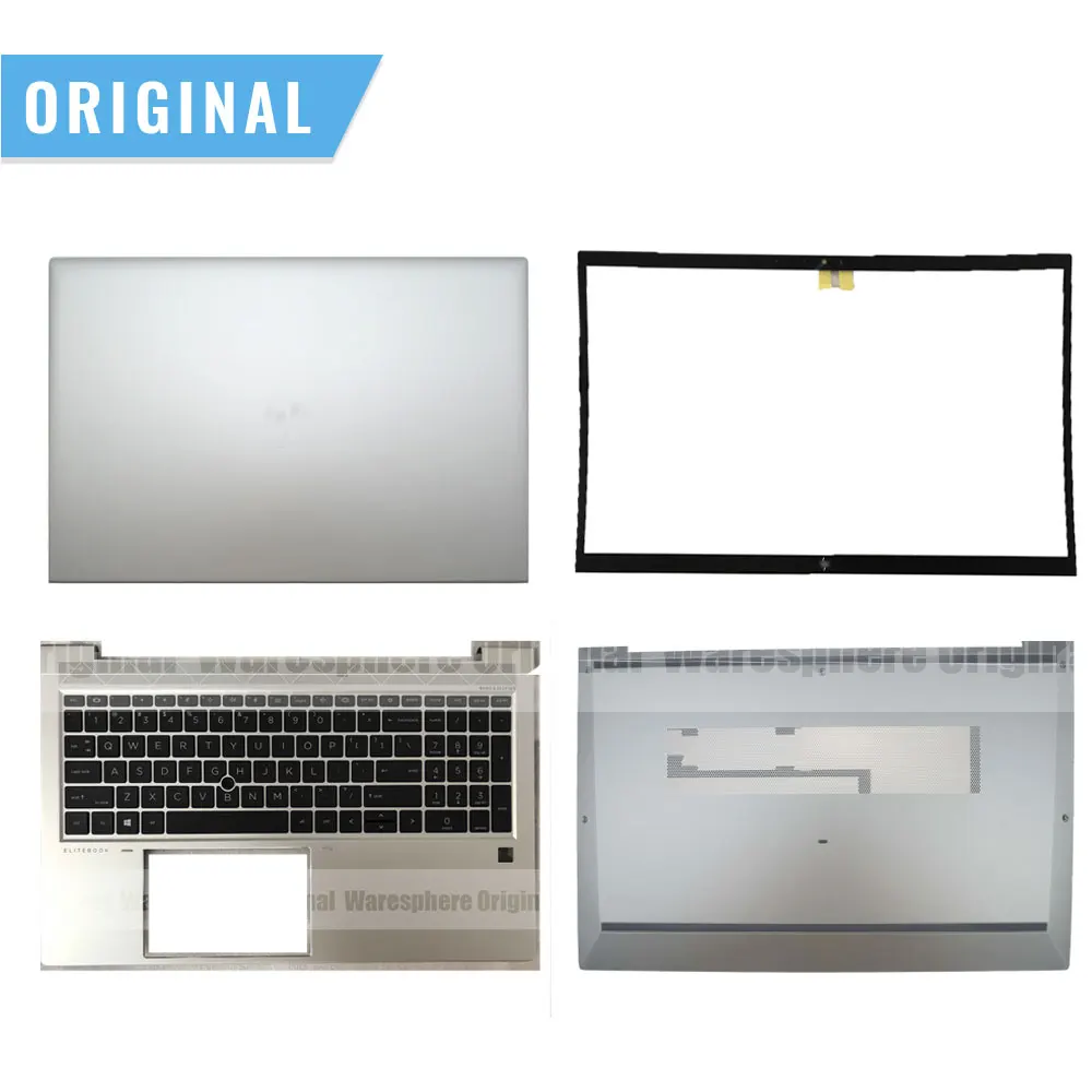 

New Original For HP ELITEBOOK 850 G7 LCD Back Cover Bezel Palmrrest With Keyboard Bottom Base Case M05256-001 M14249-001 Silver