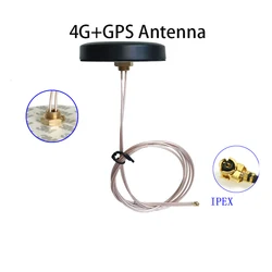 GPRS GSM 4G + GPS antena combinada dos en uno, posicionamiento de navegación, impermeable, 28DB, alta ganancia, conector IPX U.FL IPEX