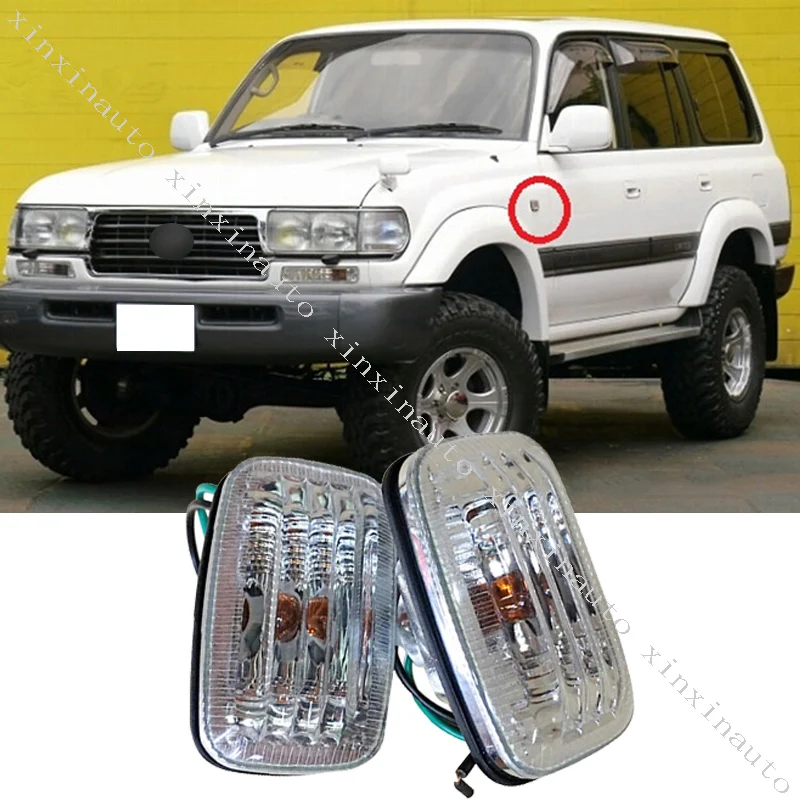 

2 шт., поворотники для Toyota Land Cruiser LC76 LC80 90 100