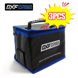 DXF Lipo Bag Fireproof Waterproof Explosion-Proof Portable Lipo Safety Bag 215 * 145 * 165mm for RC FPV Racing Drone Car Battery