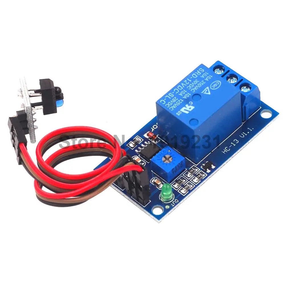 1PCS 1 Channel Tracing Relay Sensor Module 12V with Tracking Board