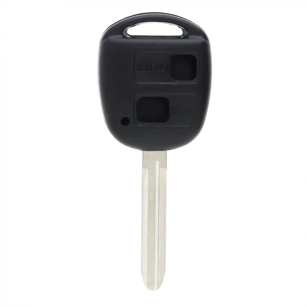 1 Pc Portable 2 Buttons Plastic Black Car Key Shell Car Key Case Replacement Key Fit for Toyota Corolla RAV4 Prado Fit for Yaris