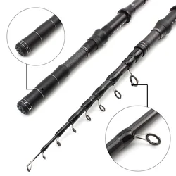 1.8m2.1m2.4m2.7m3.0m ultrashort telescopic fishing rod carbon carp rod Portable Travel Trout Spinning Rod Long shot fishing pole