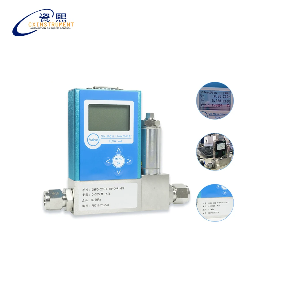 Gas Flow Meter Controller 0-10 SCCM Flow Range and 1.0% High Accuracy Propane Flowmeter