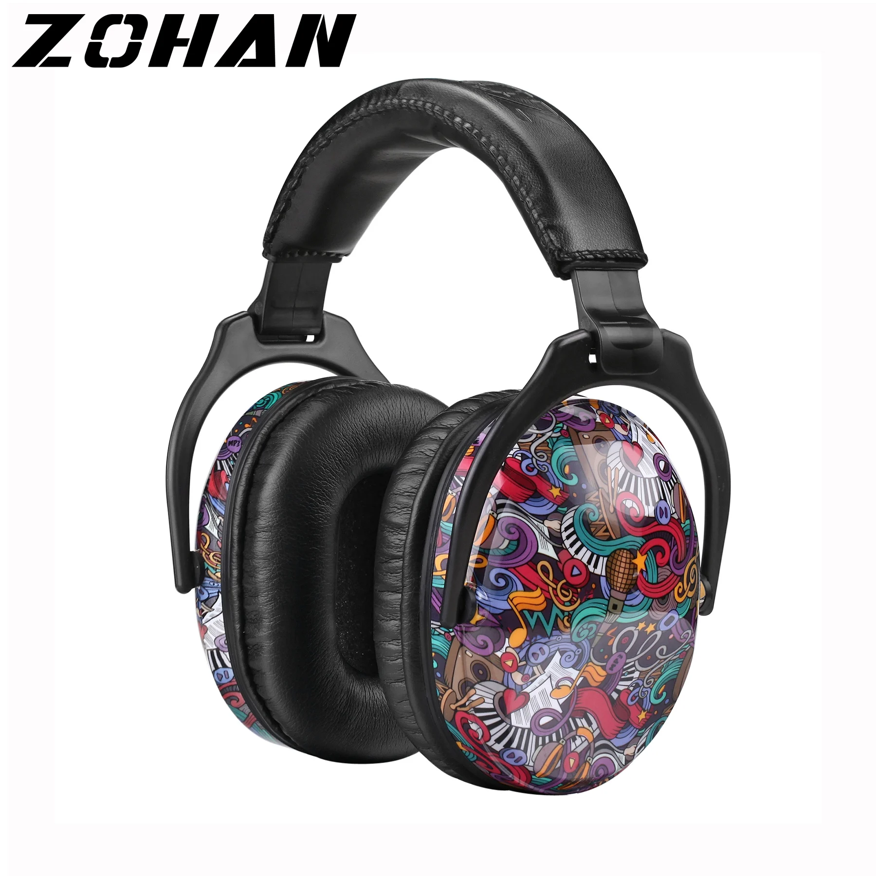 zohan ajustavel orelha muffs para criancas protecao auditiva protecao auricular design dos desenhos animados reducao de ruido ajustavel 01