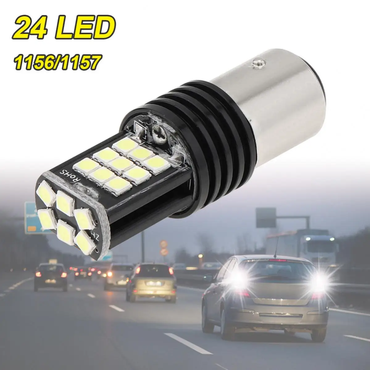 5W 500LM Signal Lamp P21w Led Ba15s 1156 Py21w  Bulb 3030SMD Canbus 1157 Led Bay15d P21/5w Turn Brake Backup Light 12V