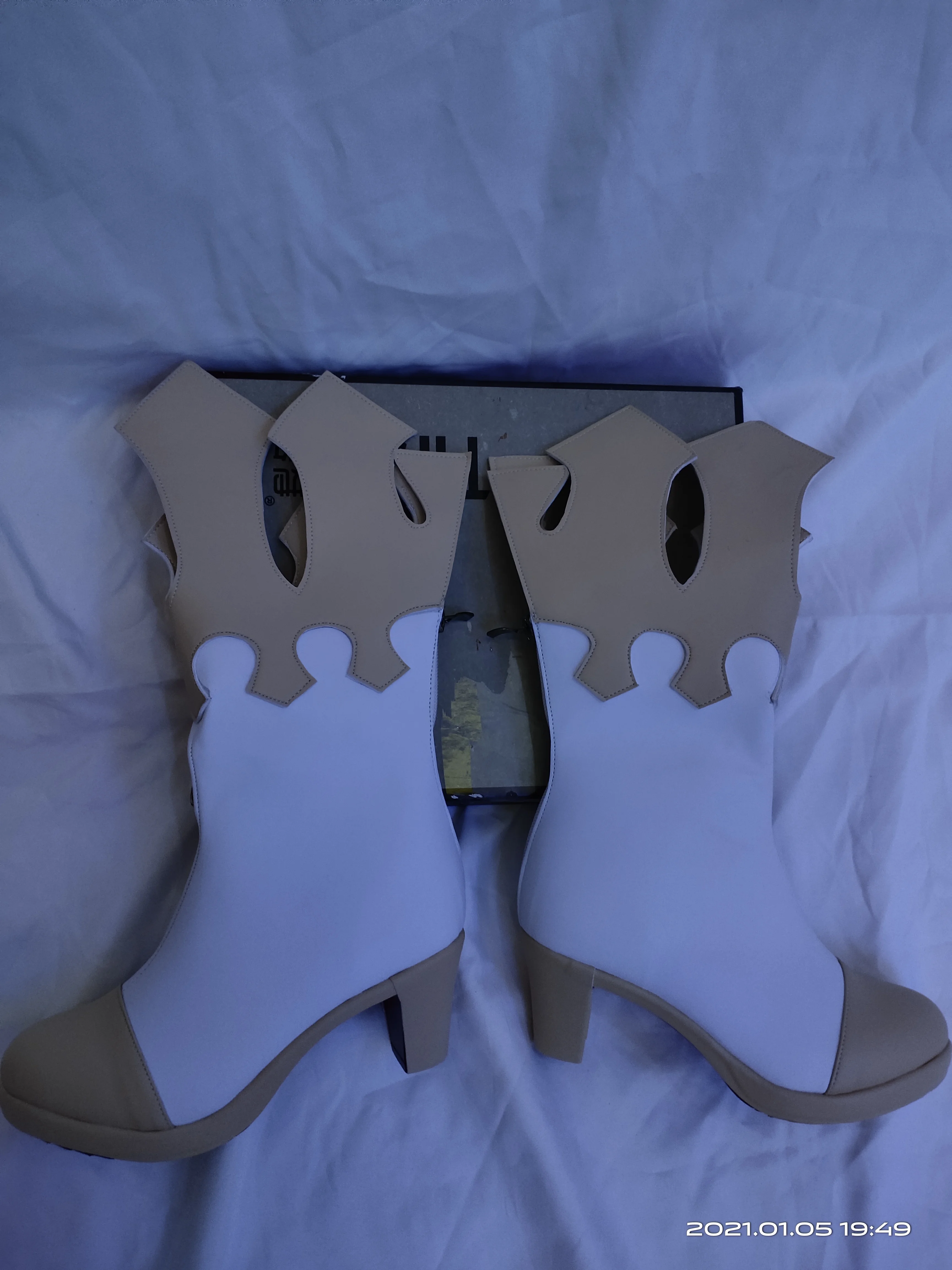 Genshin Impact Paimon botas Cosplay zapatos juego Anime carnaval fiesta Halloween RainbowCos0 W1283