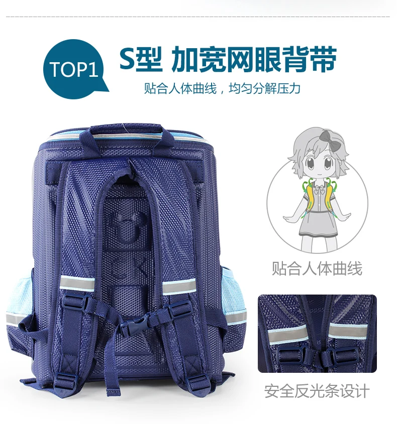 Mochila ortopédica para meninos da disney, bolsa para escola primária, respirável, grande capacidade, à prova d'água, para meninos