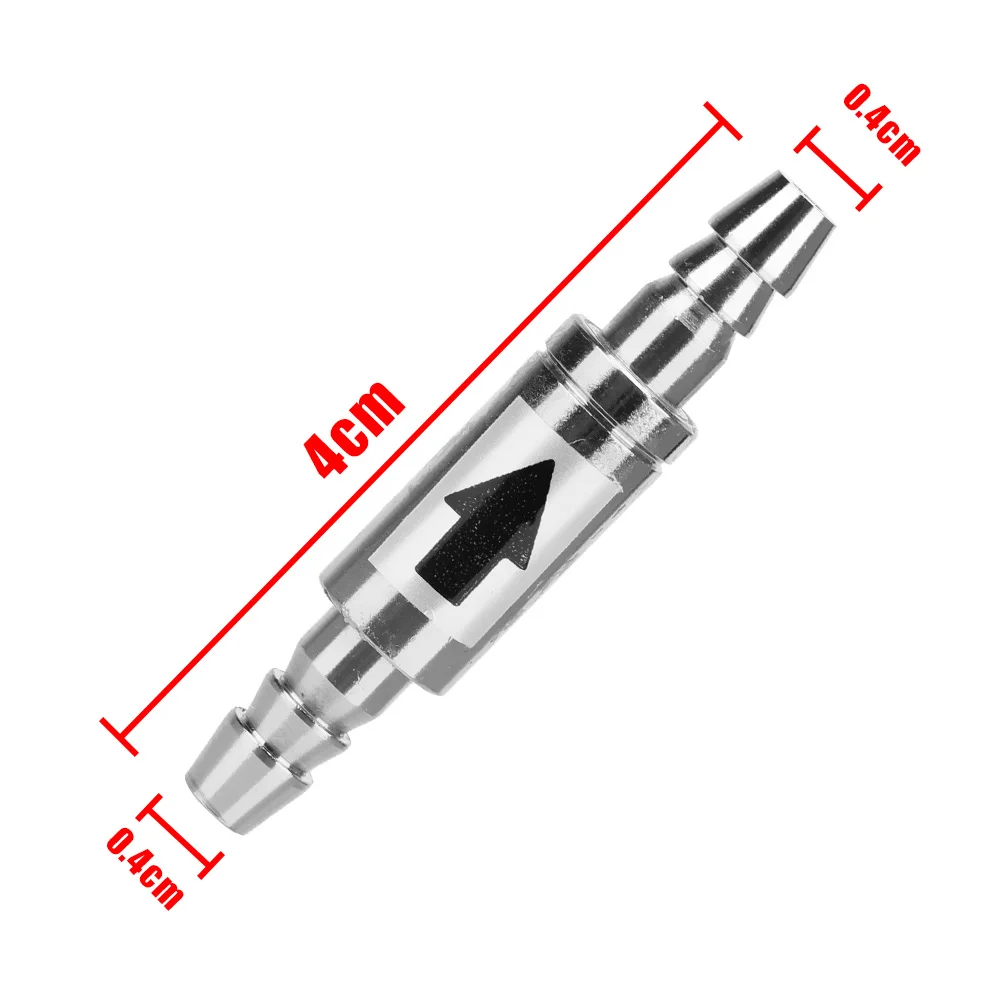 For CO2 equipment Non Return Water 4mm Aquarium Water Valve Stainless Steel Check Valve Dioxide Cylinder To CO2 System Diffuser