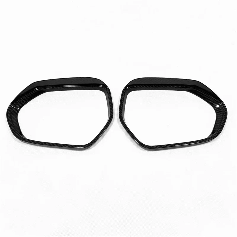 For Toyota Yaris XP210 2020 2021 ABS Car Rearview Mirror Rain Eyebrow Sequin Cover Trim Sticker Car Decoration Accessories 2pcs