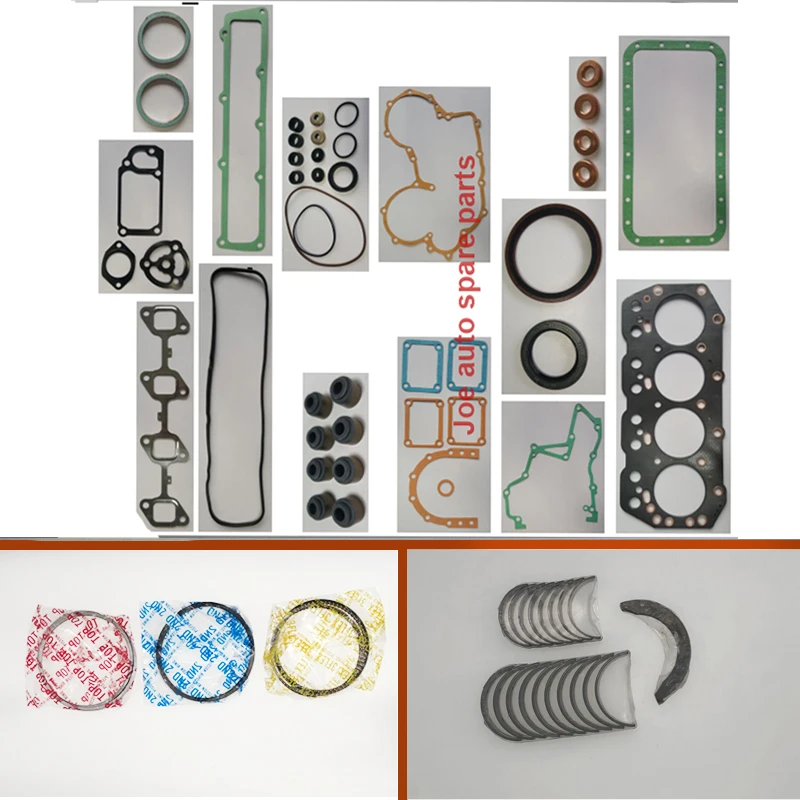 

2Z engine complete overhaul full gasket set kit main crankshaft connecting con rod bearing piston ring for Toyota forklift 6FD