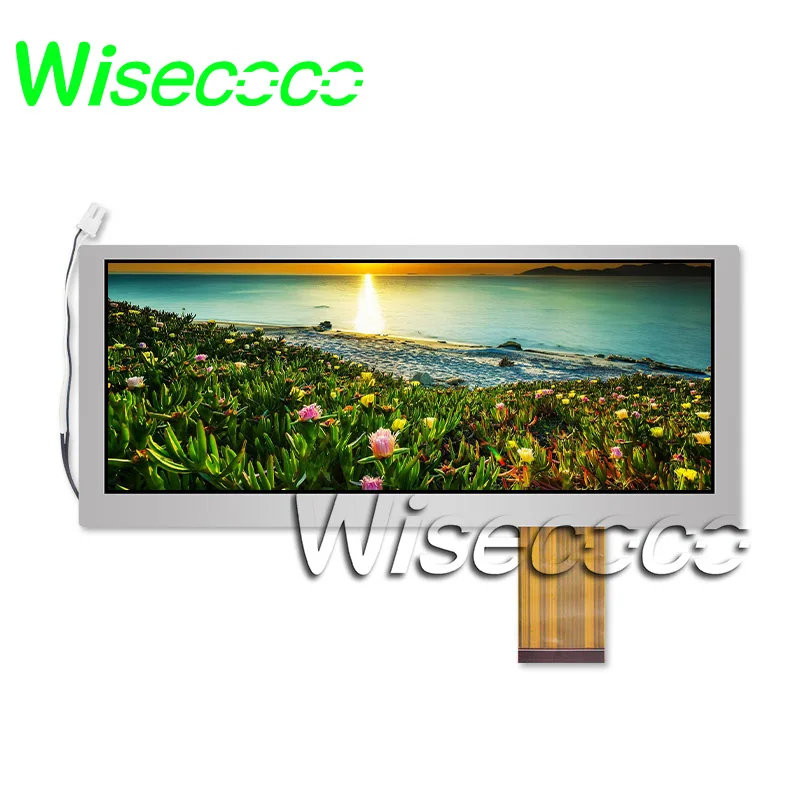 

Wisecoco 8.8 Inch Stretched Bar Display 1280x480 CLAA088WA01XN Screen Tft Lcd Modules For Car Navigation Automotive