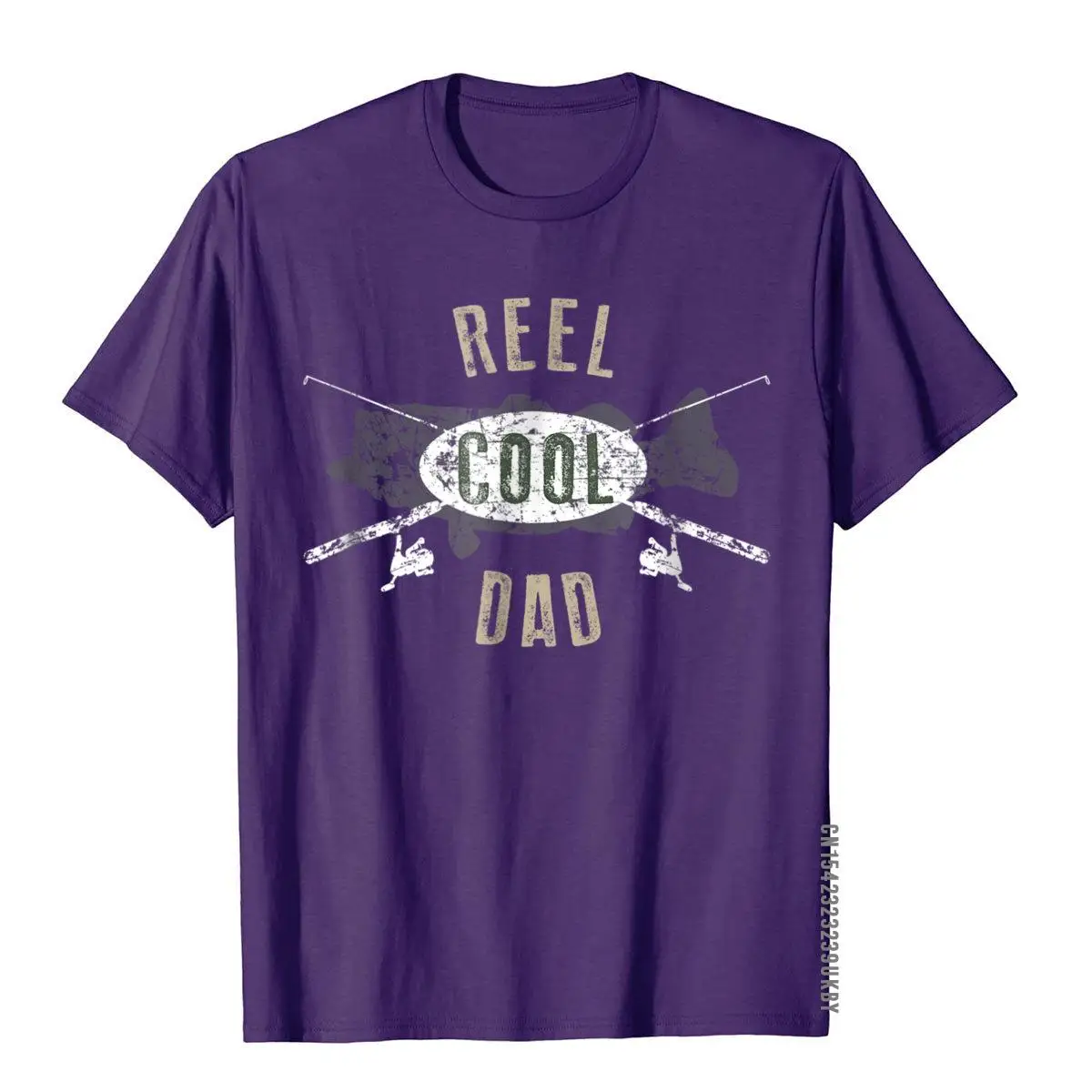 Mens Reel Cool Dad Shirt Cute Fishin Father's Day Gift Cotton Normal Tops T-Shirts New Arrival Men T Shirts 3D Printed