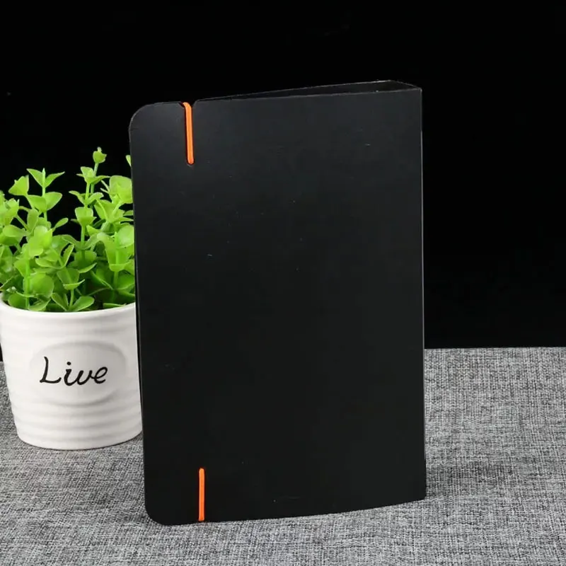 Black Translucent Filing Product Loose Leaf  A4 A5 A6 Binder Notebook Accessory Sheet Shell Office School 4/6 Holes Notebook  Co