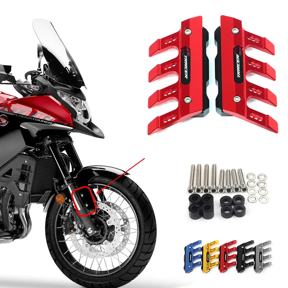 For Yamaha TRACER900/GT 2018 2019 2020 Motorcycle Accessories Mudguard Side Protection Block Front Fender Side Anti-Fall Slider