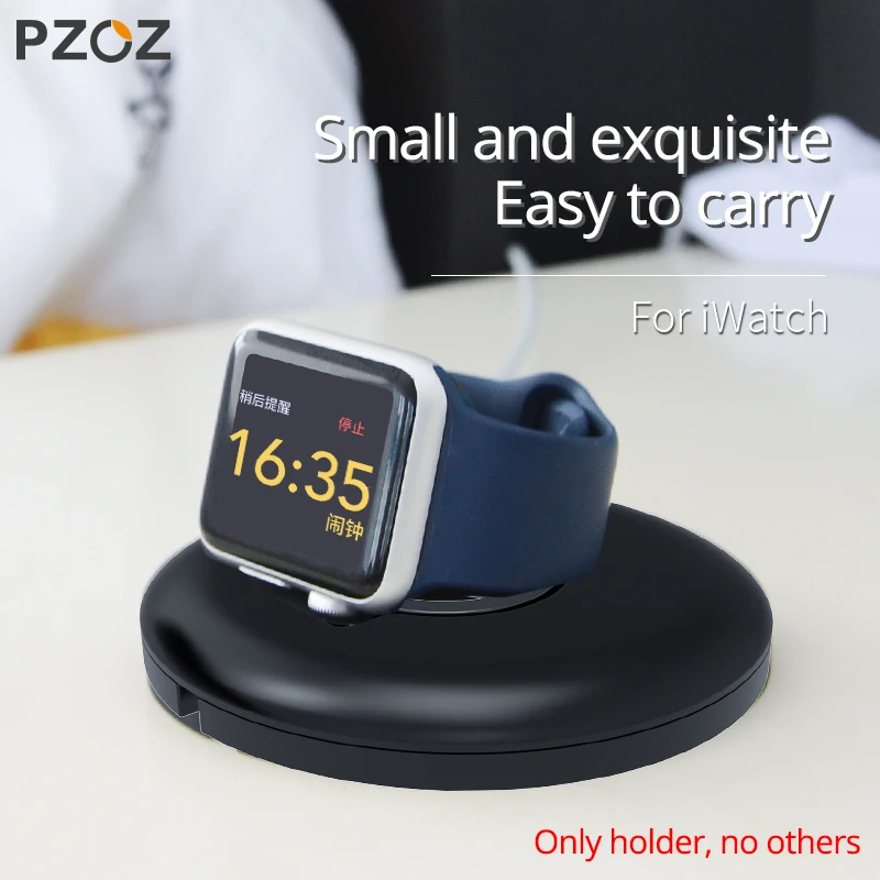 애플워치 iWatch 울트라 3 2 시리즈 11 10 9 8용 PZOZ 무선 충전기 도크 스테이션 충전 스탠드 충전 케이블 액세서리
